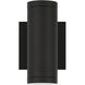 Plaza 60 LED 7.09 inch Black Outdoor Wall Mount